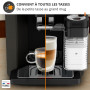 Krups Sensation Lait, Machine à café grains, Expresso automatique, 6 boissons, Carafe à lait Cappuccino, Interface tactile, Nett