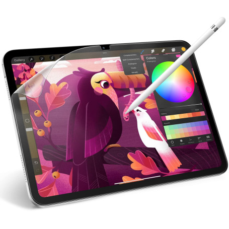 JETech Protection Écran en Papier pour iPad (A16) 11ème/10ème Génération (2025/2022), Antireflet, Film PET mat pour le Dessin
