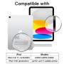 JETech Protection Écran en Papier pour iPad (A16) 11ème/10ème Génération (2025/2022), Antireflet, Film PET mat pour le Dessin