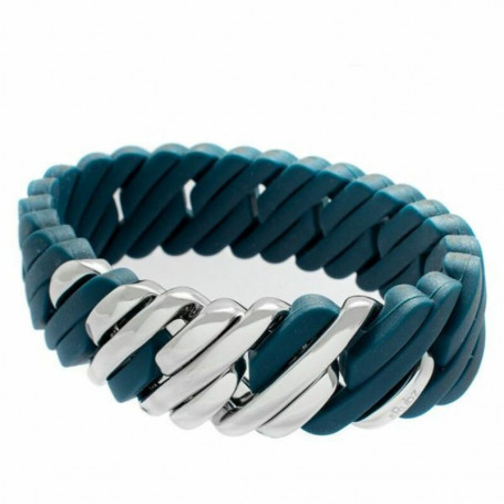 Bracelet TheRubz 100160 Bleu Silicone Acier inoxydable Argenté Acier/Silicone (2 25,99 €
