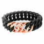 Bracelet TheRubz 100175 Noir Rose Silicone Acier inoxydable Rosé Acier/Silicone 25,99 €