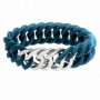 Bracelet TheRubz 100180 Bleu Silicone Acier inoxydable Argenté Acier/Silicone 25,99 €