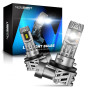 NOVSIGHT Ampoule H11 LED - 30000LM 6500K Blanc Haute Luminosité, 90W Taille 1:1 Phare H11 LED, Ampoule de Phare pour 12V Voiture