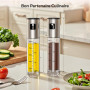 KitchenBoss Spray Huile Cuisine Air Fryer Vaporisateur Huile, Pulverisateur Huile Cuisine 100ml avec Brosse Entonnoir Brosse à h