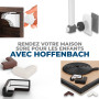 Hoffenbach Serrure Magnétique Invisible pour Sécurité Enfant – 12 Verrous & 3 Clés – Protection pour Placards, Portes & Tiroirs 