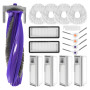 Kit Pièces Accessoires De Rémplacement pour Aspirateur Robot NARWAL Freo X Ultra, 16 Pièces d'rechange, 1 Brosse Principale,4 Br