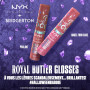 NYX Professional Makeup x Bridgerton - Gloss à Lèvres Repulpant - Collection limitée - Formule Vegan - Butter Gloss - Teinte : 0