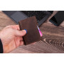 Theodore Porte-Cartes Homme en Cuir Véritable – Portefeuille Mince Vertical RFID – 6 Fentes à Cartes – Cuir Pleine Fleur Vintage