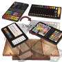 KINSPORY Mallette Dessin Enfant, 168 pièces coloriage kit Dessin Enfant, Sets de Dessin, Art Set, Mallette de Coloriage