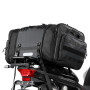 BAIGIO Sacoche Moto 40-60L Etanche Réfléchissante Extensible - Sac de Selle et Porte Bagage Avec Housse de Pluie - Bagagerie Cav