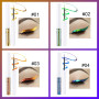 6 couleurs Caméléon Liquid Eyeshadow Metallic Glitter Shimmer Eye Shadow Set Longue Durée Imperméable Multichrome Ombres à Paupi