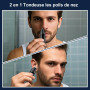 Tondeuse Nez, Coupe Poils Nez et Oreilles USB Rechargeable, LCD Écran, IPX7 Tondeuse Oreilles, Rasoir Nose pour Hommes et Femmes