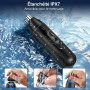 Tondeuse Nez, Coupe Poils Nez et Oreilles USB Rechargeable, LCD Écran, IPX7 Tondeuse Oreilles, Rasoir Nose pour Hommes et Femmes