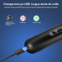 Tondeuse Nez, Coupe Poils Nez et Oreilles USB Rechargeable, LCD Écran, IPX7 Tondeuse Oreilles, Rasoir Nose pour Hommes et Femmes