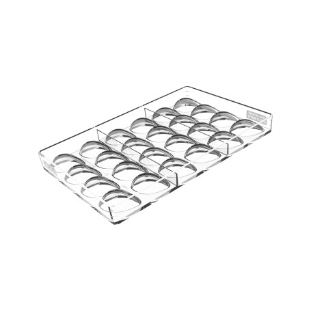 KIT QUENELLE 01 - CH038 TRITAN MOULD 42X27 H 17 MM + ICH038 SILICONE MOULD N.2