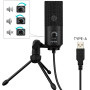 FIFINE USB Micro PC à Condensateur, Microphone Gamer pour Ordinateur PS4/PS5, Micro de Bureau de Studio Streaming Mac Windows - 