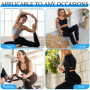 flintronic Leggings de Sport Femme, Opaque Leggings, Taille Haute Pantalon de Yoga pour Gym Fitness Jogging