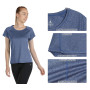 icyzone T-Shirts de Sport Femme à Manche Courtes Tops de Course à Pied Fitness Jogging Tee Shirts, Lot de 2