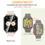 Hianjoo 5 Pièces Coque Compatible pour Xiaomi Redmi Watch 5 Lite, PC Coque de Protection Écran Verre Trempé Intégré Compatible p