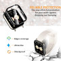 Hianjoo 5 Pièces Coque Compatible pour Xiaomi Redmi Watch 5 Lite, PC Coque de Protection Écran Verre Trempé Intégré Compatible p