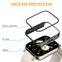 Hianjoo 5 Pièces Coque Compatible pour Xiaomi Redmi Watch 5 Lite, PC Coque de Protection Écran Verre Trempé Intégré Compatible p