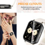 Hianjoo 5 Pièces Coque Compatible pour Xiaomi Redmi Watch 5 Lite, PC Coque de Protection Écran Verre Trempé Intégré Compatible p