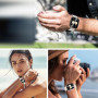 Hianjoo 5 Pièces Coque Compatible pour Xiaomi Redmi Watch 5 Lite, PC Coque de Protection Écran Verre Trempé Intégré Compatible p