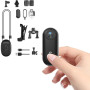 Mini Camera Sport 1080P Taille Pouce avec Clip Rotatif 360°et Clip Magnétique Action Cam Enregistrement POV Mains Libres Camera 