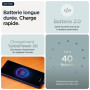 Motorola g 56 8, 256 Go, Smartphone debloqué, écran 6,72", Appareil Photo 50 MP, Batterie 5200 mAh, Gray Mist (Gris Ciel), Coque