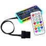 6 ventilateurs LED ARGB colorés PC Case 120 mm HUB LED RGB avec télécommande Aura SYNC 3 broches SILENCIEUX FLUX D'AIR ÉLEVÉ POU