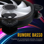 6 ventilateurs LED ARGB colorés PC Case 120 mm HUB LED RGB avec télécommande Aura SYNC 3 broches SILENCIEUX FLUX D'AIR ÉLEVÉ POU