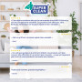 SUPER CLEAN Nettoyant concentré tapis et tissus nettoyage en profondeur adapté aux tapis sièges auto canapés contenu 2 x 500 ml