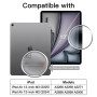 JETech Protection D'écran pour iPad Air 13 Pouces M3/M2 (2025/2024), Film en Verre Trempé 9H, HD Transparent, Lot de 2