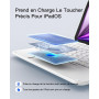 Inateck Coque Clavier pour iPad 11e/10e Gén, pour iPad 10e (10,9")/11e (2025 A16), Air 11" M3/M2, Air 6/5/4e, Pro 11 4e-1re, Cla