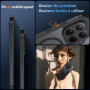 Fin2feel Magnétique Coque pour Xiaomi 15T Pro, Compatible avec MagSafe avec Verre Trempé, Mat Translucide PC Dur Housse Arrière,