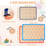 SUPER KITCHEN Tapis de Cuisson,Tapis de Four en Silicone pour Le Biscuit et Macaron -Trois pièces/Ensemble Doublures de plateux 