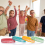COLOFALLA 12 Bracelets Encourageants pour Enfant en Silicone Cadeau Motivations Enfant Accessoire Anniversaire Maternelle Maître