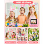 Gofunly Appareil Photo Instantané Enfant 2,4 Pouces - Caméra Vidéo Numérique 1080P avec Carte 32GB & 3 Rouleaux de Papier, Cadea