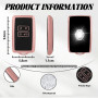 TOOMUME Coque Clé TPU Brillant, Etui Clé Étui Clé Adapté pour Renault Scenic 4 Megane 4 Clio 5 Espace 5 Kadjar Captur Arkana Aus