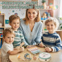 Lehoo Castle Bebe Instruments de Musique en Bois - Jouet Éducatif Montessori pour Enfants de 1 an et Plus Cadeau Garçons Filles 