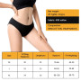 flintronic Culotte Femme Coton Doux, Elasticité Slips, Culotte Taille Basse, 6PC Culottes Femme Coton