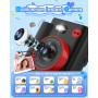 MYSTILUCK Appareil Photo Instantané Enfants, 1080P Appareil Photo Numérique Enfant & Caméra Vidéo avec Carte de 32GB & Papier d'