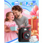 MYSTILUCK Appareil Photo Instantané Enfants, 1080P Appareil Photo Numérique Enfant & Caméra Vidéo avec Carte de 32GB & Papier d'