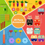 AiTuiTui Jouet Bebe 2 3 Ans, 5 en 1 Cube D'activité Bébé de 2 3 4 Jouet Cadeau Garçon Fille, 49 Pcs Montessori Educatif et de Dé
