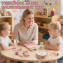 Lehoo Castle Jouet Enfant Instrument de Musique, Bebe Xylophone Musicaux Montessori Jouet en Bois Bebe Jouet Cadeau Fille Garçon