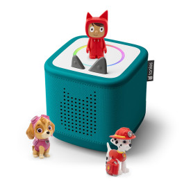 tonies Toniebox 2 Pack Boite à Histoire pour Enfant 1 à 9 Ans, Robuste & Facile à Utiliser, La Pat' Patrouille, 2 Figurines, Ver