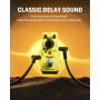 Donner Delay Guitare Pédale d'effet, Yellow Fall Pédale Delay Guitare Electrique True Bypass