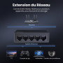 UGREEN Switch Ethernet Gigabit 5 Ports Hub Ethernet 10 100 1000Mbps Switch RJ45 Idéal pour Bureau et Maison Plug Play Multiprise