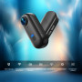NinjaCam Mini Caméra Sport 4K WiFi, 360° Camera Vlog, Caméra d'action pour Casque de Moto, Bodycam Portable Étanche jusqu'à 30M,