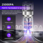 Aspirateur à Main, 25000Pa Aspirateur Voiture Puissant, Vidage Automatique 1 Touche & 4-en-1 Aspirateur sans Fil avec Moteur san